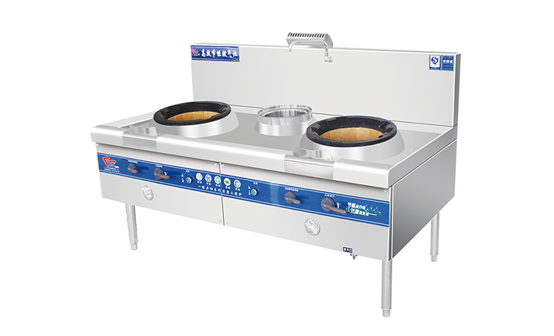 Cantonese double burner gas stove